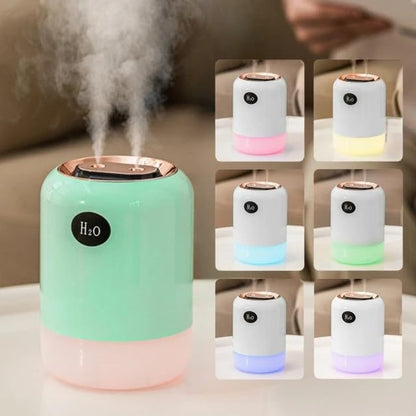 Double Spray Humidifier – High-Capacity Cool Mist Diffuser with Dual Nozzles for Home & Office