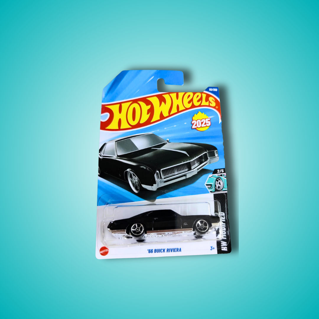 Hot Wheels 5-Car Collectors Set – Porsche 911 Rallye, Mercedes-Benz 500E, Subaru BRZ, Tesla Cyberquad & 1966 Buick Riviera