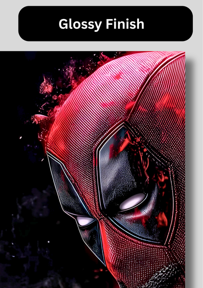Deadpool Split Poster for Wall | 3 Large A3 Sized Marvel Deadpool Posters for Room Decor | Huge 89 x 42 cm Superhero Wall Art for Bedroom, Gaming Room & Office