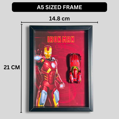 Iron Man Diecast Car Frame – Marvel | Limited Edition Display