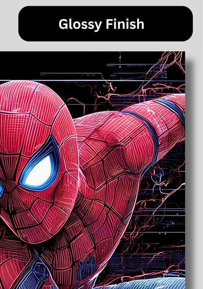 Spider Mann Split Poster for Wall | 3 Large A3 Sized Spider Mann Posters for Room Decor | Huge 89 x 42 cm Superhero Wall Art for Bedroom, Gaming Room & Office