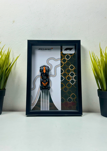 McLaren F1 Team 2025 Hot Wheels 3D Car Frame – Limited Edition Collectible