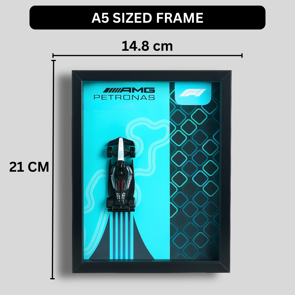 Mercedes-AMG Petronas F1 Team 2025 Hot Wheels 3D Car Frame - Limited Edition
