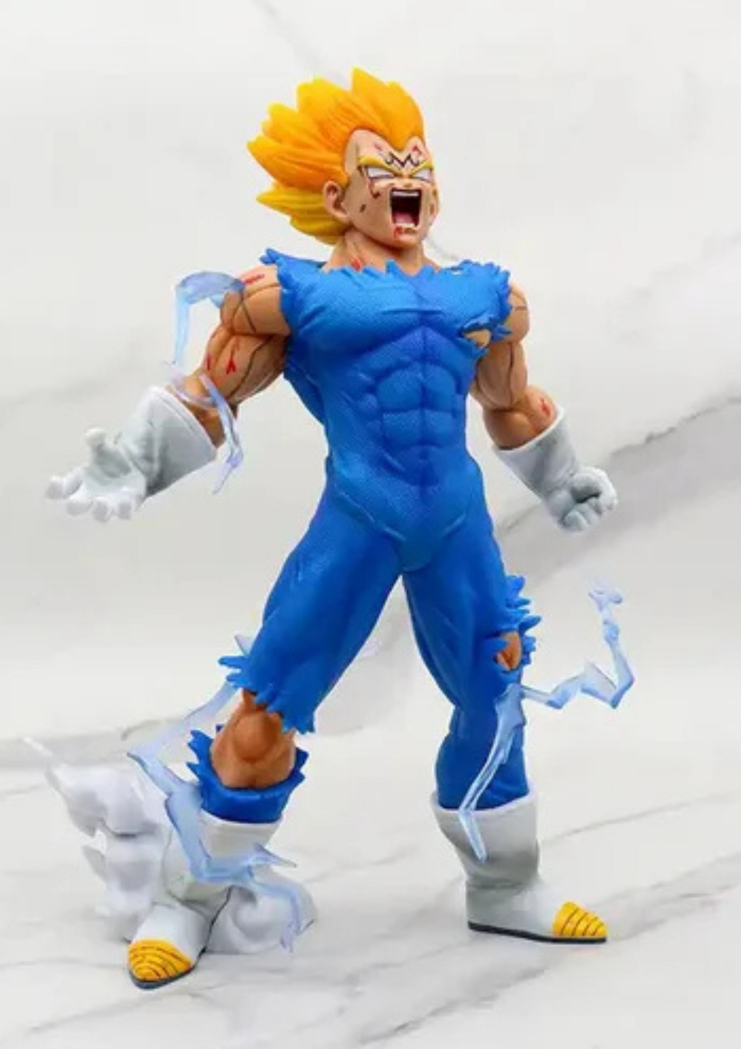 Dragon Ball Z Vegeta Super Saiyan Action Figure – Anime Collectible PVC Figurine | Detailed Standing Model Toy for Fans, Desk Decor & Gifts for Dragon Ball Z Collectors