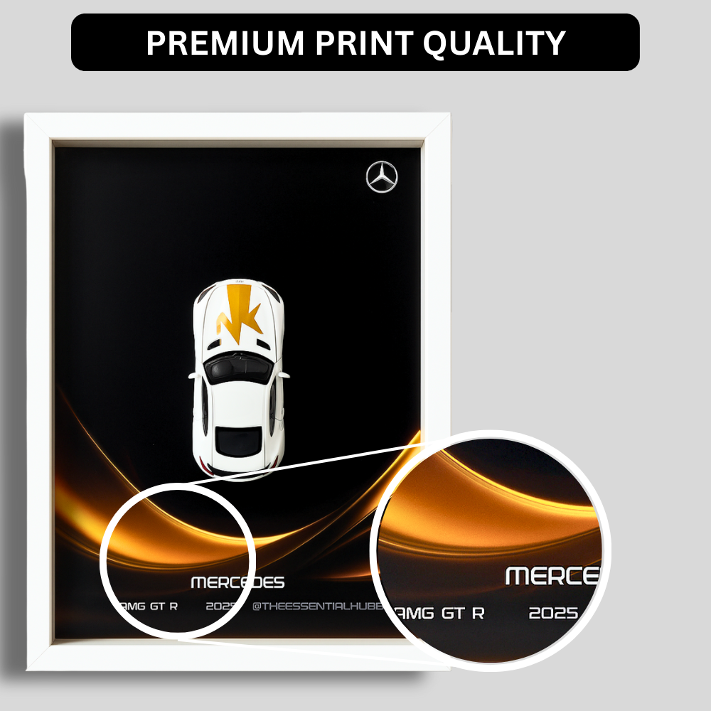 Mercedes AMG GTR 1 : 64 3D Car Frame