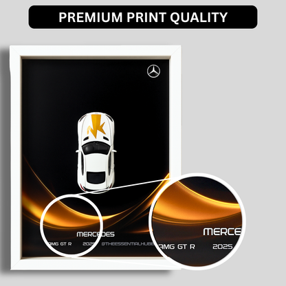 Mercedes AMG GTR 1 : 64 3D Car Frame