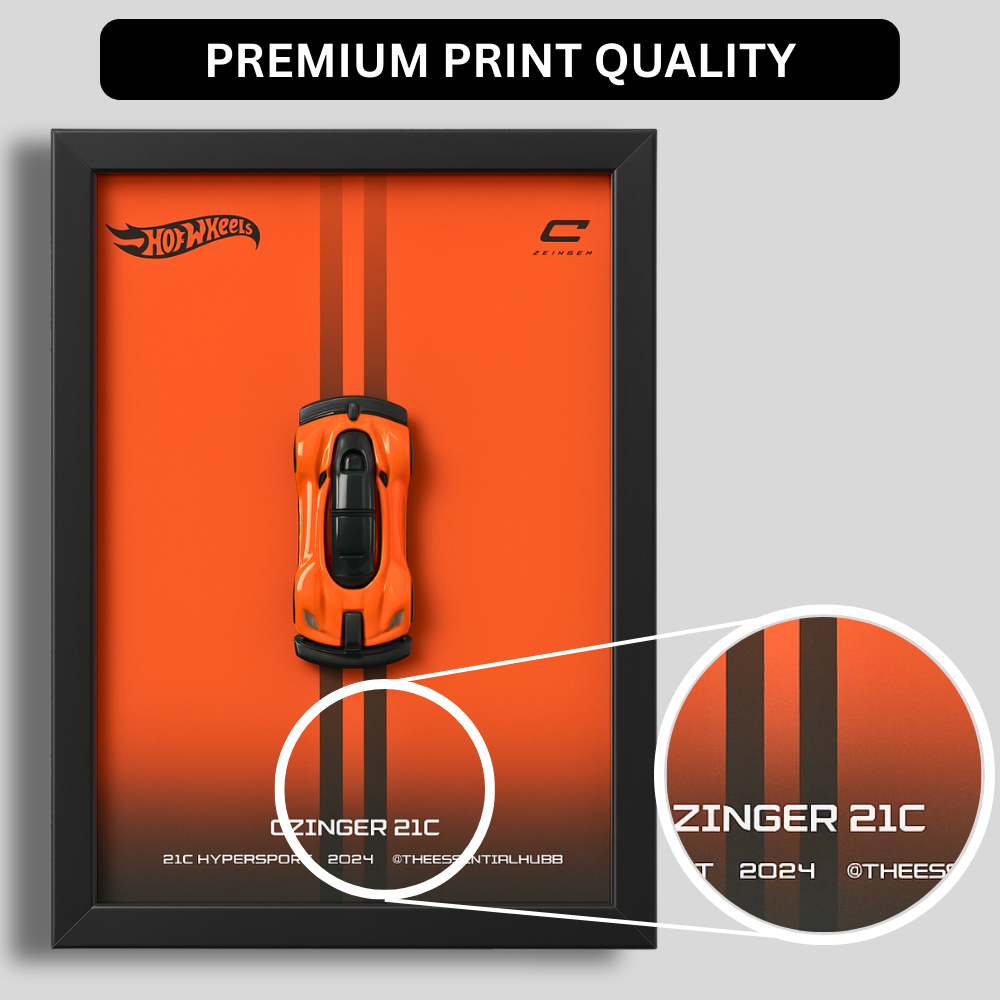 CZinger 21C Hot Wheels 3D Car Frame