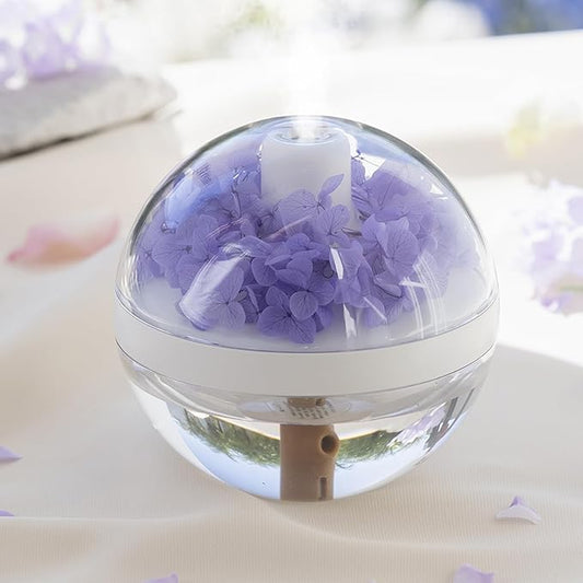 Flower Humidifier – Cute USB Cool Mist Humidifier with LED Night Light for Bedroom
