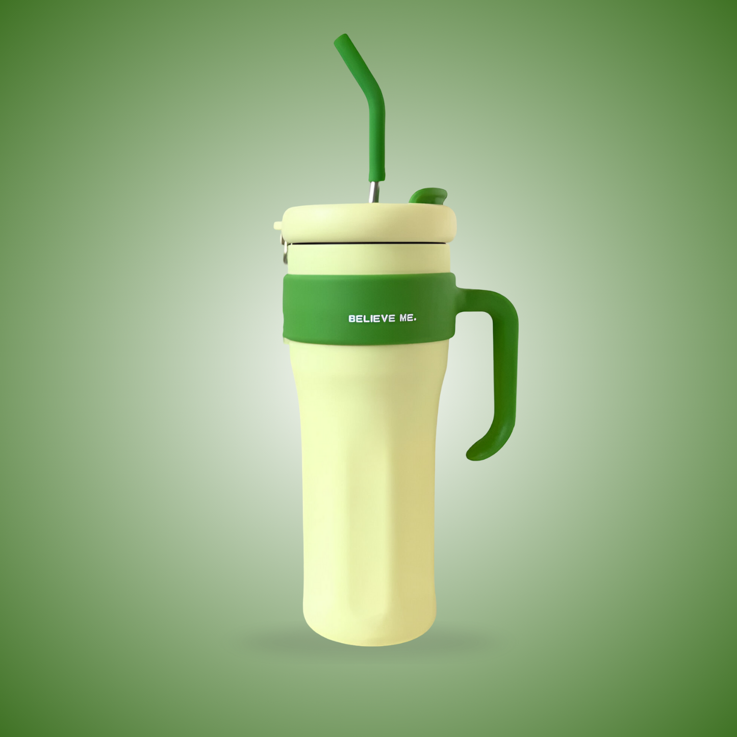 Believe Me™ 1.2L Jumbo Tumbler – Leak-Proof Insulated Water Bottle for Hot & Cold Drinks