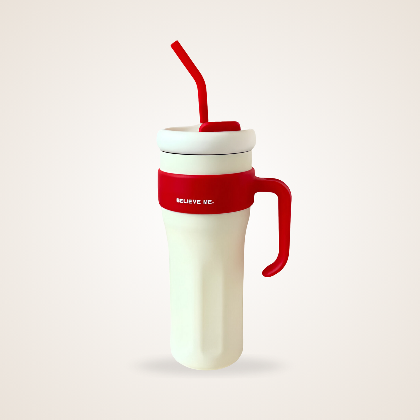 Believe Me™ 1.2L Jumbo Tumbler – Leak-Proof Insulated Water Bottle for Hot & Cold Drinks