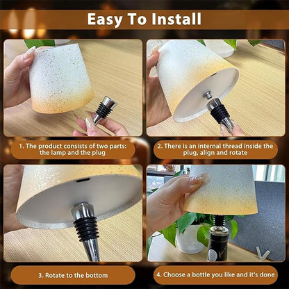 Rechargeable Wireless Bottle Lamp
