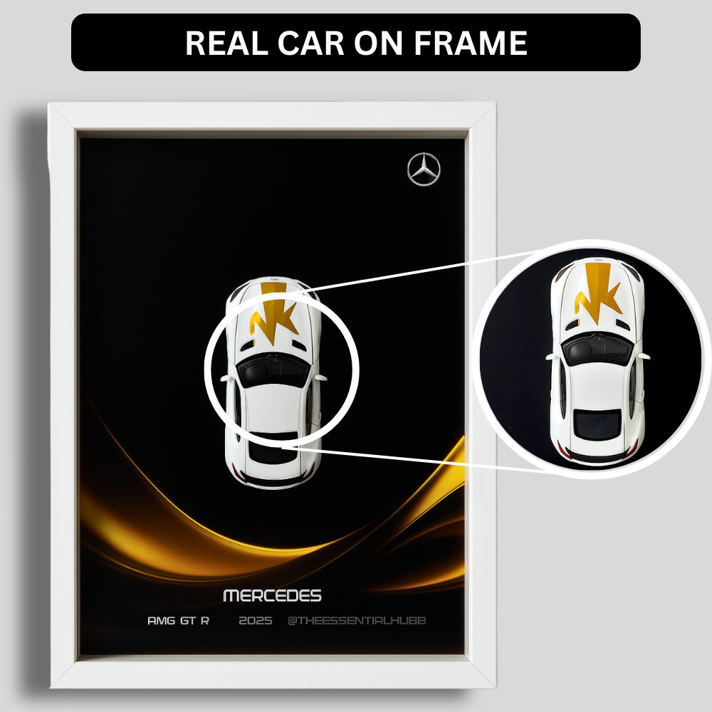 Mercedes AMG GTR 1 : 64 3D Car Frame
