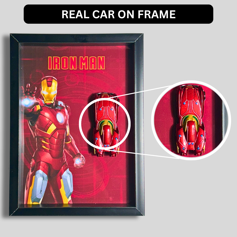 Iron Man Diecast Car Frame – Marvel | Limited Edition Display