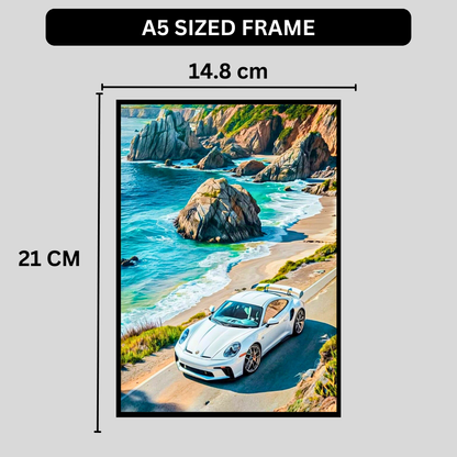 Porsche Framed Car Wall Art – Premium Automotive Decor for Car Enthusiasts