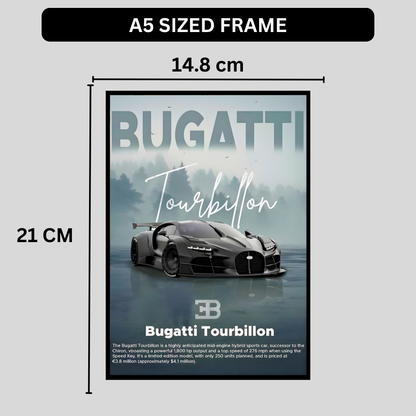 Bugatti Tourbillon Car Wall Art – Premium Automotive Decor for Car Enthusiasts