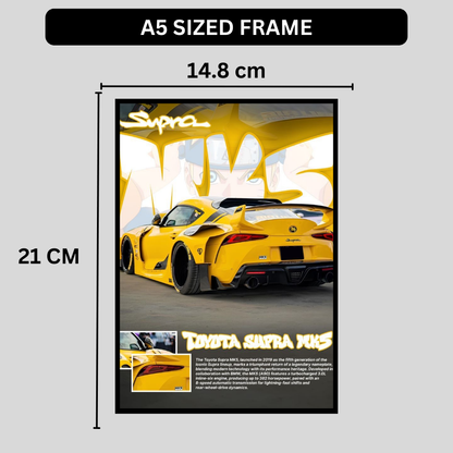 TOYOTA SUPRA MK5 Car Wall Art – Premium Automotive Decor for Car Enthusiasts