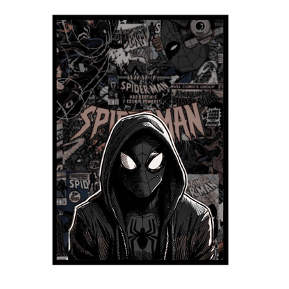 Premium Spider-Man Wall Art – Aesthetic 3D Frame for Home & Office Decor | Marvel Superhero Collectible
