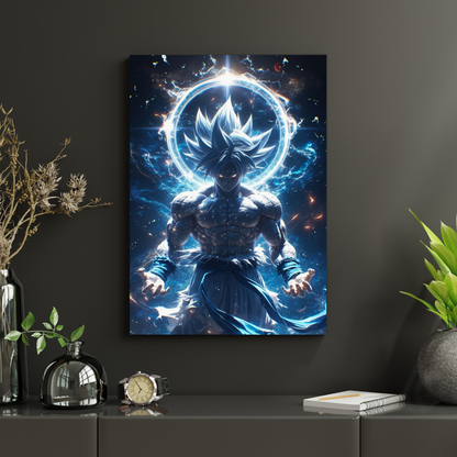 Ultra Instinct Goku Poster | Dragon Ball Super Anime Wall Art | Premium Glossy Anime Poster for Bedroom, Gaming Room & Office