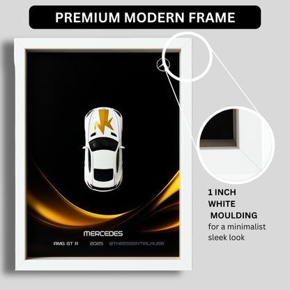 Mercedes AMG GTR 1 : 64 3D Car Frame