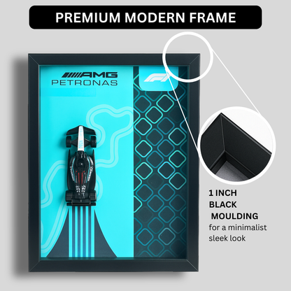 Mercedes-AMG Petronas F1 Team 2025 Hot Wheels 3D Car Frame - Limited Edition
