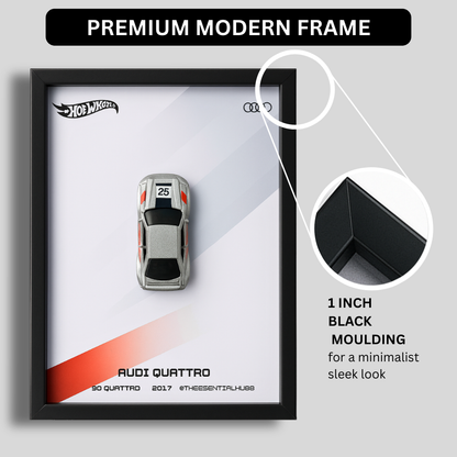 Audi 90 Quattro Hot Wheels 3D Car Frame