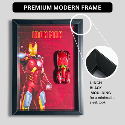 Iron Man Diecast Car Frame – Marvel | Limited Edition Display