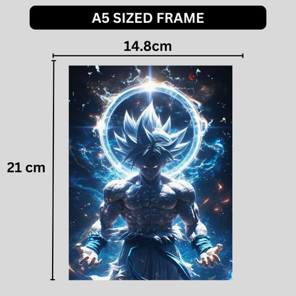 Ultra Instinct Goku Poster | Dragon Ball Super Anime Wall Art | Premium Glossy Anime Poster for Bedroom, Gaming Room & Office