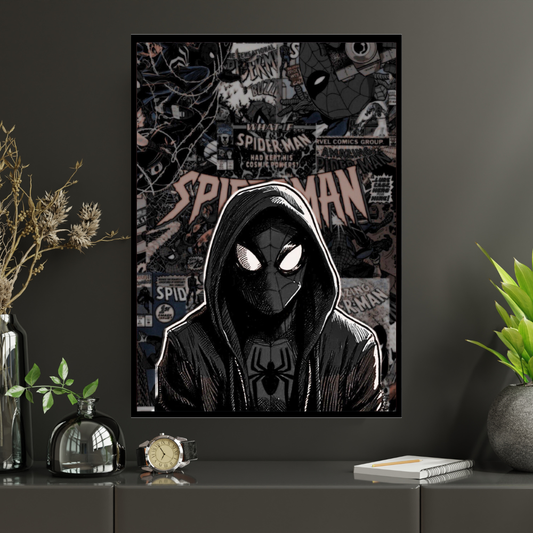 Premium Spider-Man Wall Art – Aesthetic 3D Frame for Home & Office Decor | Marvel Superhero Collectible
