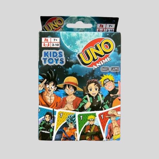 Anime UNO Cards – Themed UNO Deck with Popular Anime Characters For Kids, Teens & Anime Lovers