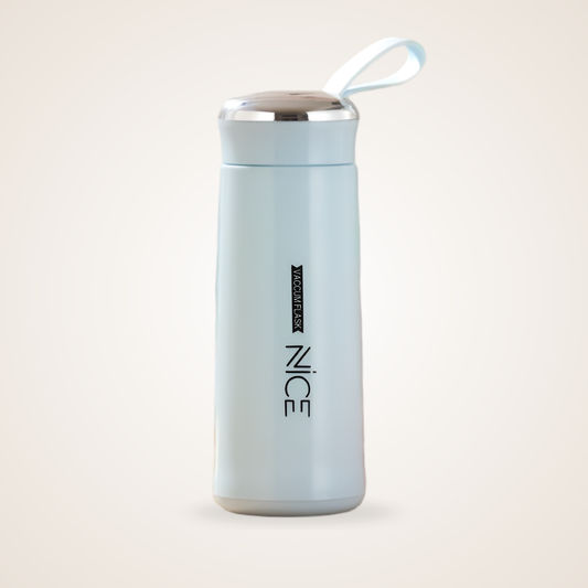 Nice Premium Glass & Plastic Water Bottle – 400ml Leak-Proof, Portable & Stylish Travel Flask for Hot & Cold Beverages – Durable & Eco-Friendly