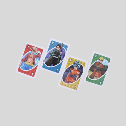Anime UNO Cards – Themed UNO Deck with Popular Anime Characters For Kids, Teens & Anime Lovers