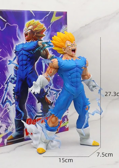 Dragon Ball Z Vegeta Super Saiyan Action Figure – Anime Collectible PVC Figurine | Detailed Standing Model Toy for Fans, Desk Decor & Gifts for Dragon Ball Z Collectors