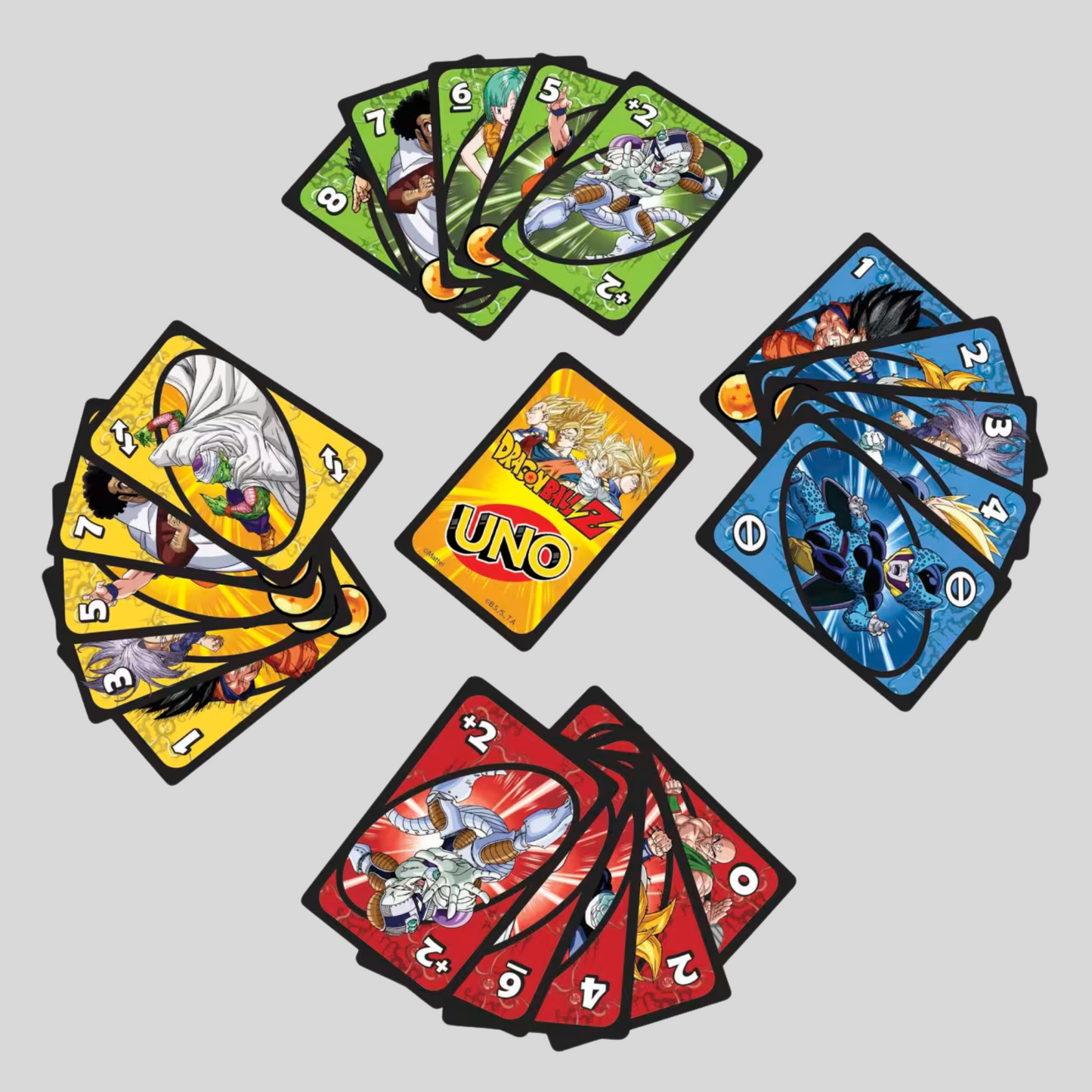 UNO Dragon Ball Z Edition – Anime-Themed Card Game with Goku & Vegeta.