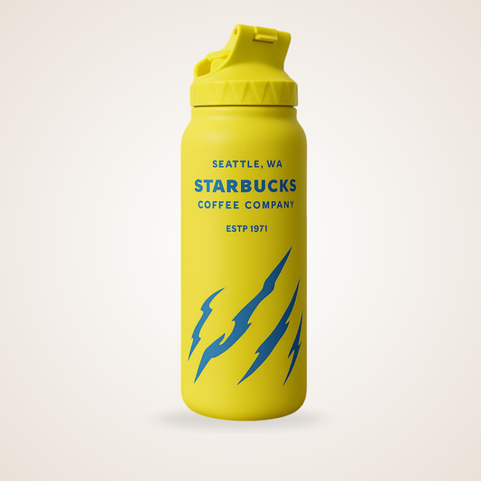 Starbucks Water Bottle – Limited Edition Stainless Steel Flask | Leakproof, Reusable & Stylish for Travel, Gym & Office