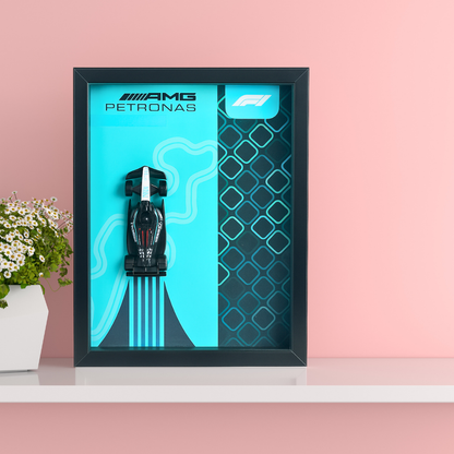Mercedes-AMG Petronas F1 Team 2025 Hot Wheels 3D Car Frame - Limited Edition
