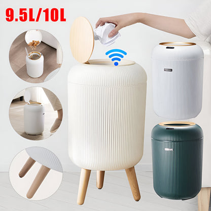 Smart Sensor Trash Can with Lid – Modern Touchless Dustbin for Bathroom & Kitchen ( 12L)