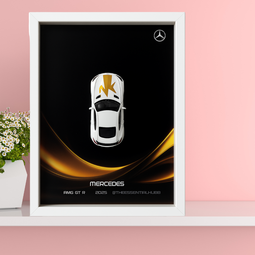 Mercedes AMG GTR 1 : 64 3D Car Frame