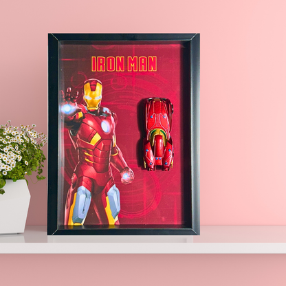Iron Man Diecast Car Frame – Marvel | Limited Edition Display
