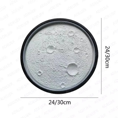 Wall Mounted Full Moon Light Modern Style LED Wall Lamp