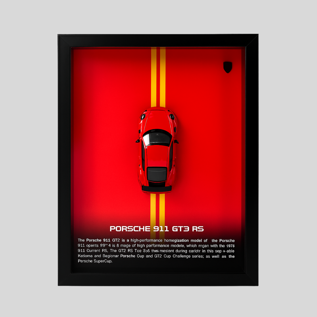 Porsche 911 GT3 RS 3D Car Frame