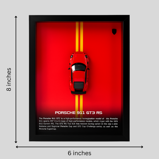 Porsche 911 GT3 RS 3D Car Frame