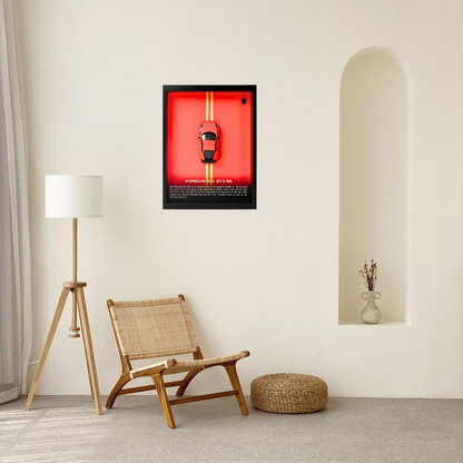 Porsche 911 GT3 RS 3D Car Frame