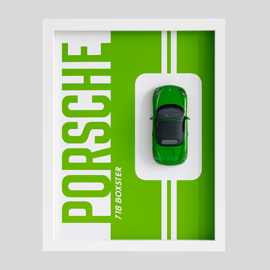 Porsche 718 Boxter 3D Car Frame