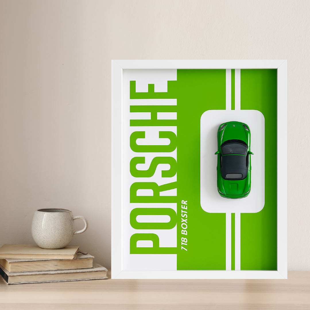 Porsche 718 Boxter 3D Car Frame