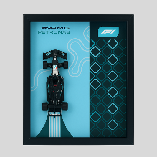 Bburagos AMG Petronas F1 Diecast Car Frame 1:43  – 3D Wall Art