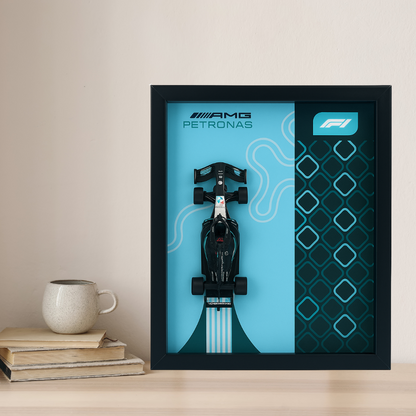 Bburagos AMG Petronas F1 Diecast Car Frame 1:43  – 3D Wall Art