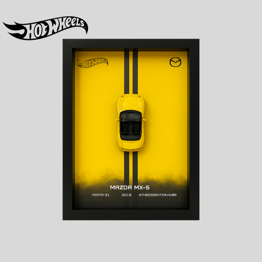 Mazda Mx-5 Miata Hot Wheels 3D Car Frame