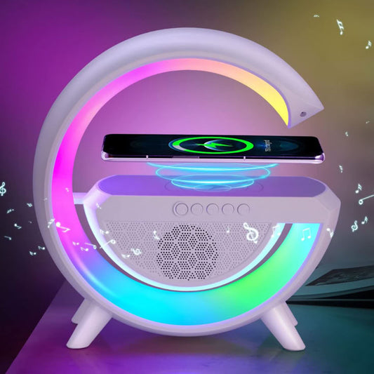 G-Speaker Smart Bluetooth Speaker with Wireless Charging &amp; LED Light