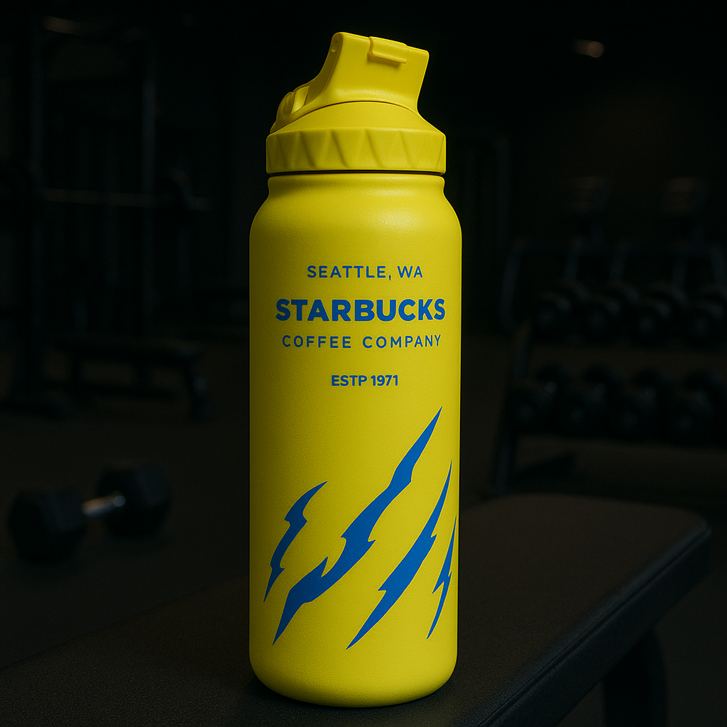 Starbucks Water Bottle – Limited Edition Stainless Steel Flask | Leakproof, Reusable & Stylish for Travel, Gym & Office