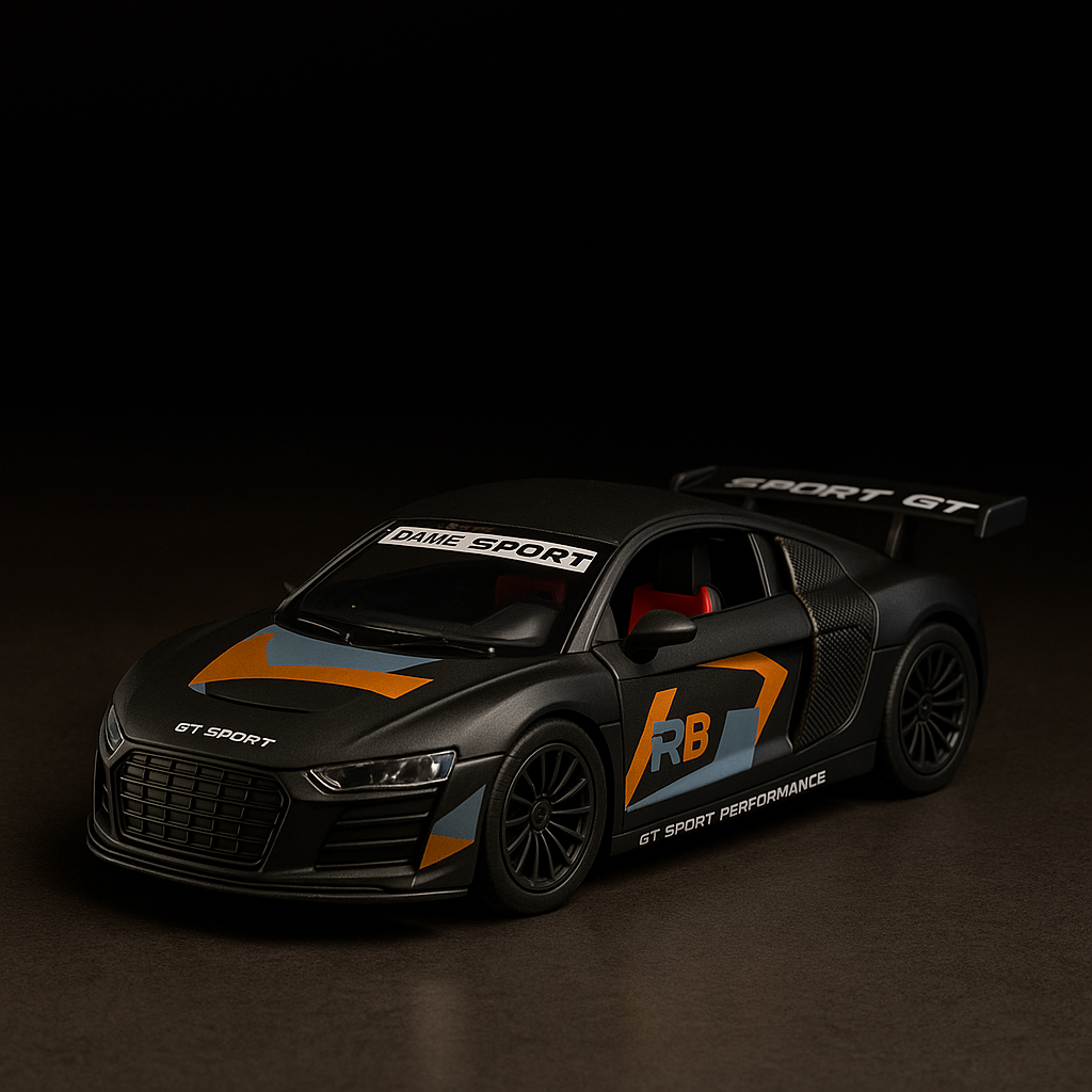 1:32 Scale Audi R8 GT Sport Diecast Model Car Pull Back Action